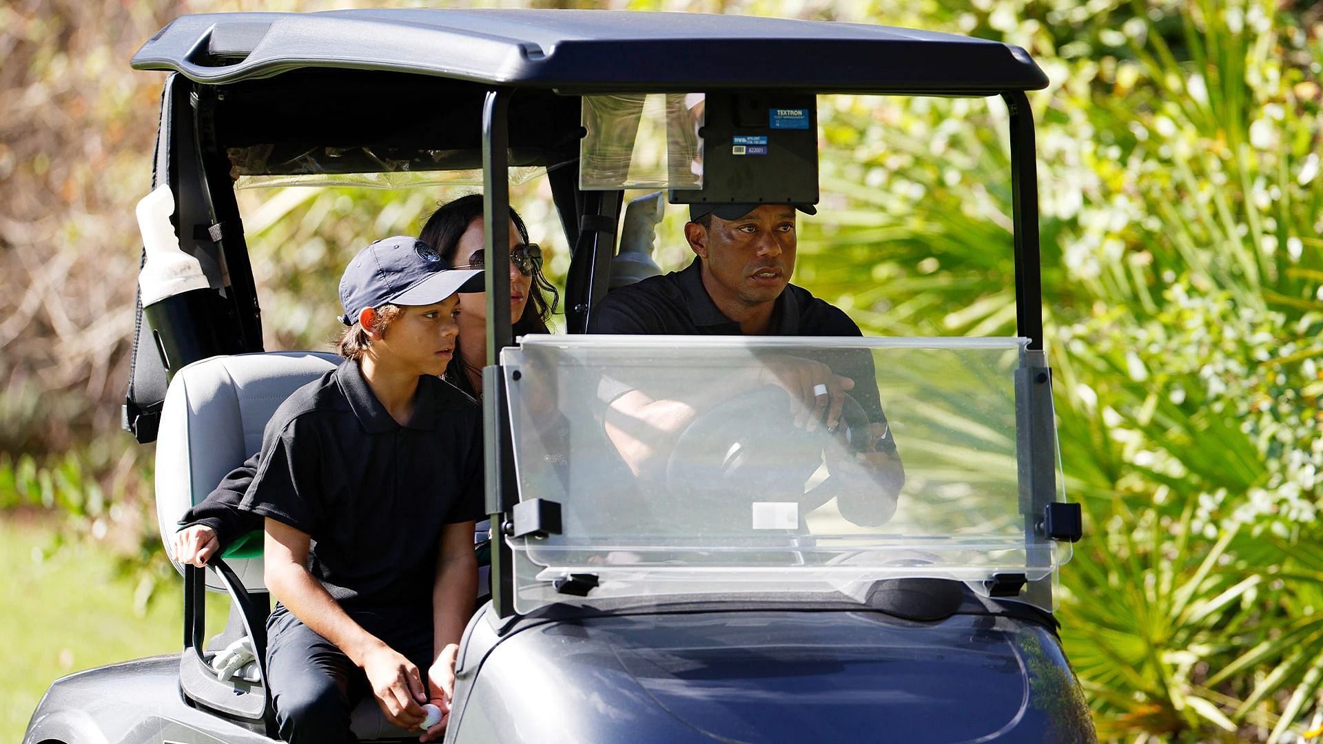 Woods stance on Golf Cart has not changed much (Image Via Getty)