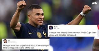 Twitter erupts as Kylian Mbappe brace helps France become first team to qualify for knockout stages of 2022 FIFA World Cup after 2-1 win over Denmark