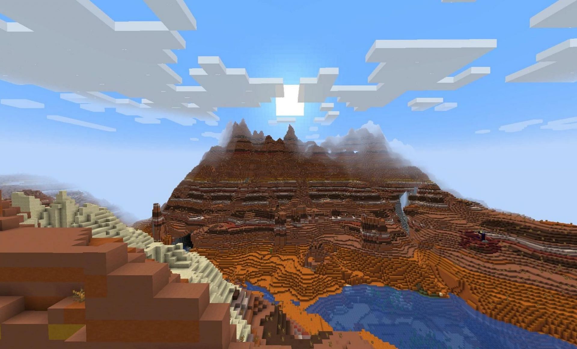 The Badlands desperately needs an update (Image via Minecraft Wiki)