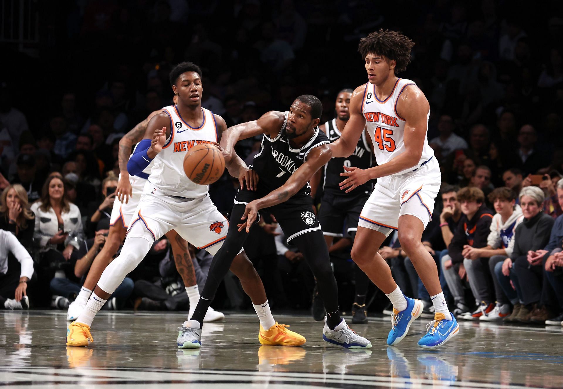 New York Knicks v Brooklyn Nets