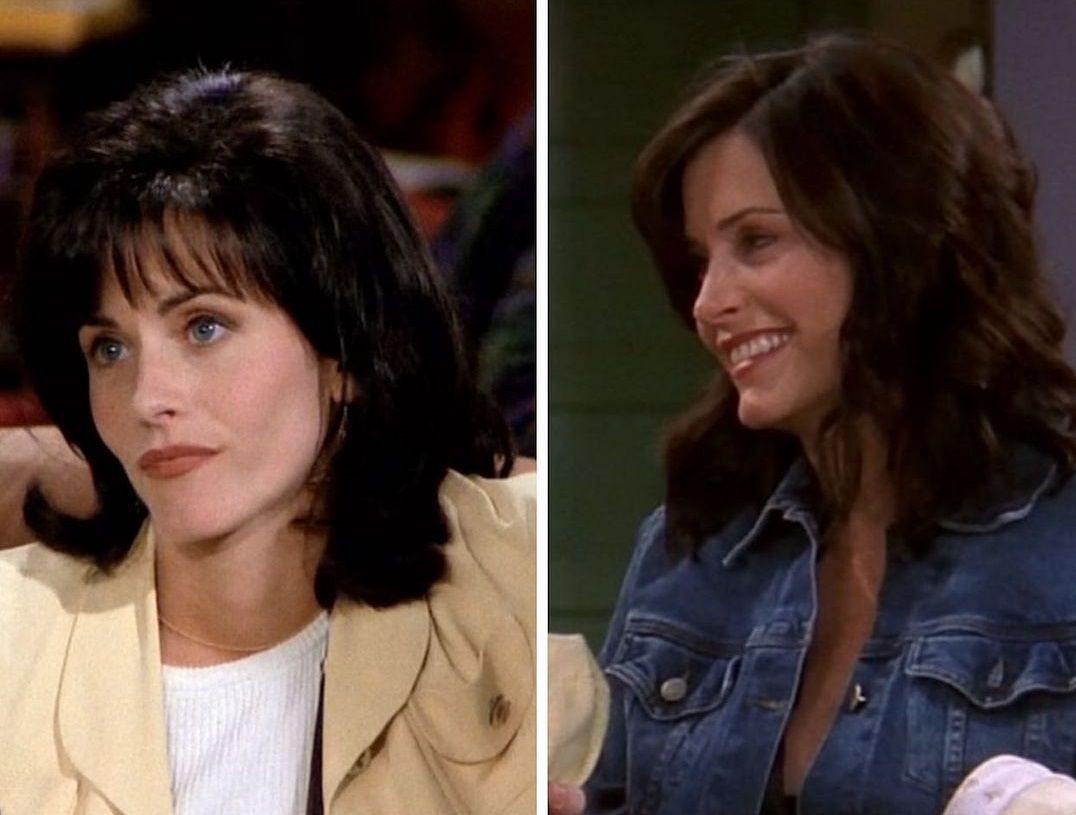 See Monica Gellers Hair Transformation From Season 1 of Friends