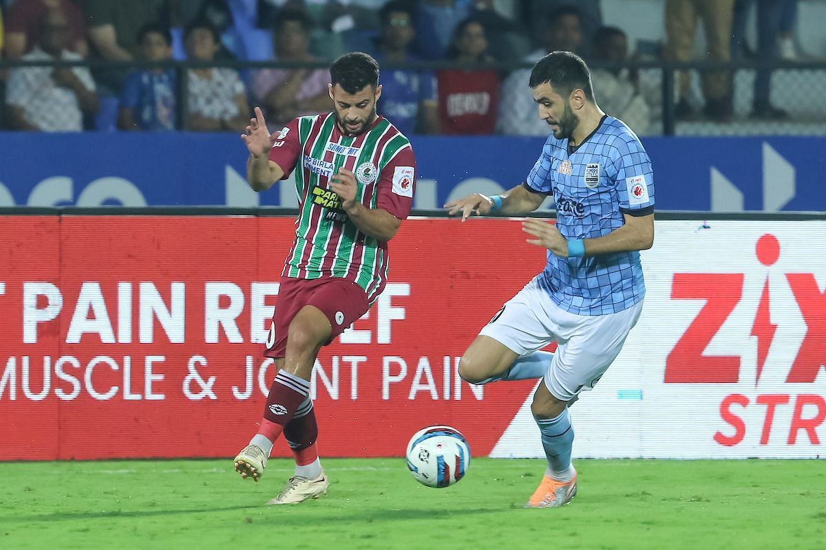 ATK Mohun Bagan and Mumbai City FC played out an entertaining encounter (Picture Credits: ISL)