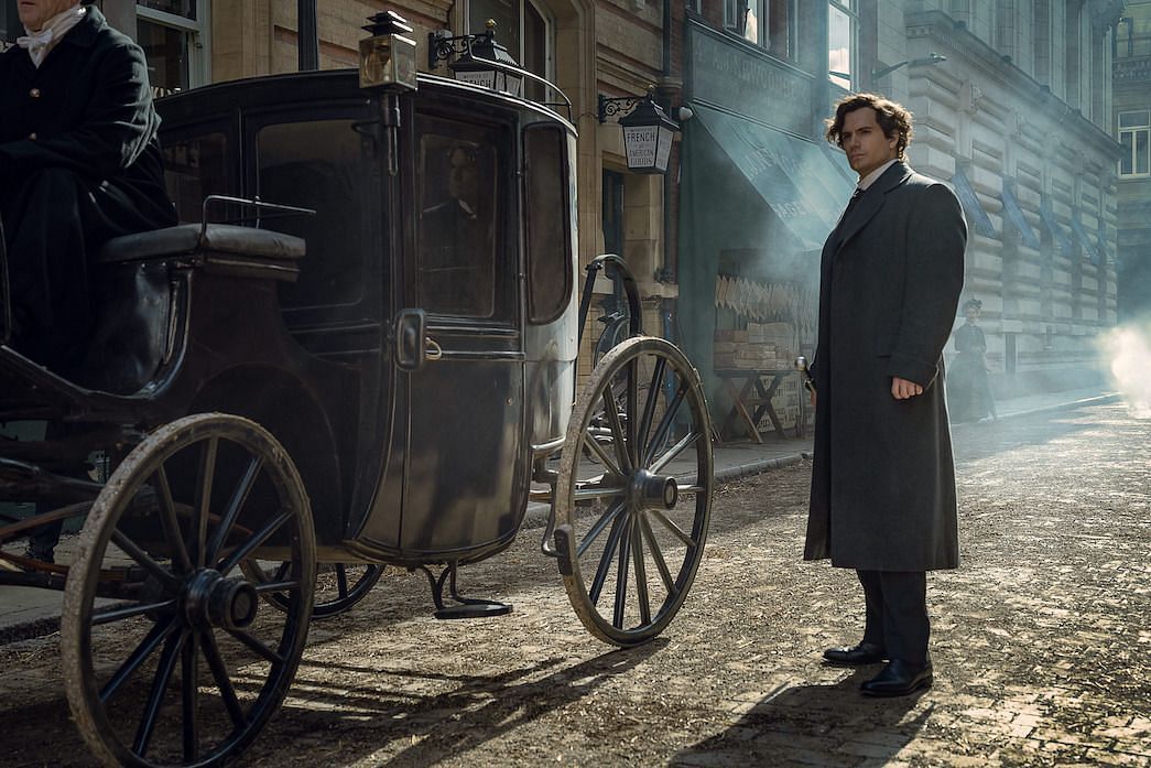 Henry Cavill as Sherlock Holmes in Enola Holmes 2 (Image via Netflix)