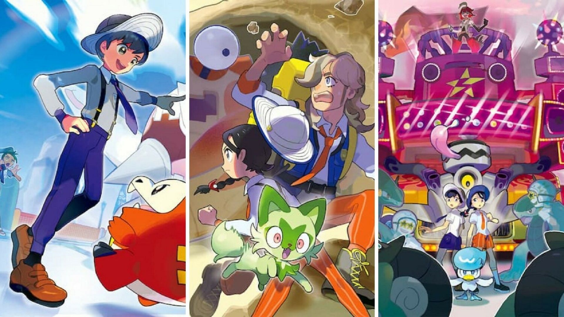 Trainers can progress through the game&#039;s story in three unique ways (Image via Game Freak)