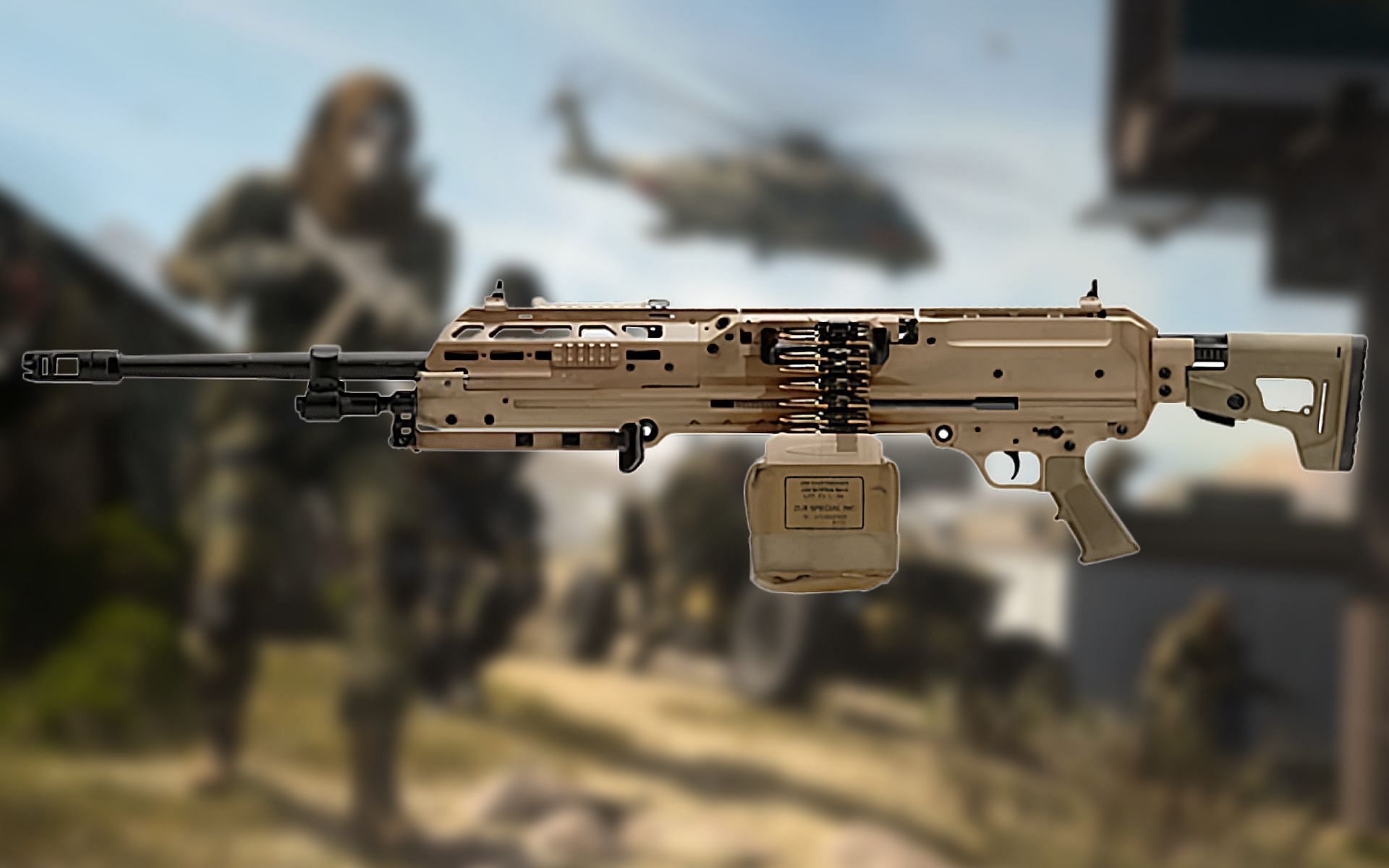 Modern Warfare 2 best RAAL LMG build (Image via Sportskeeda)