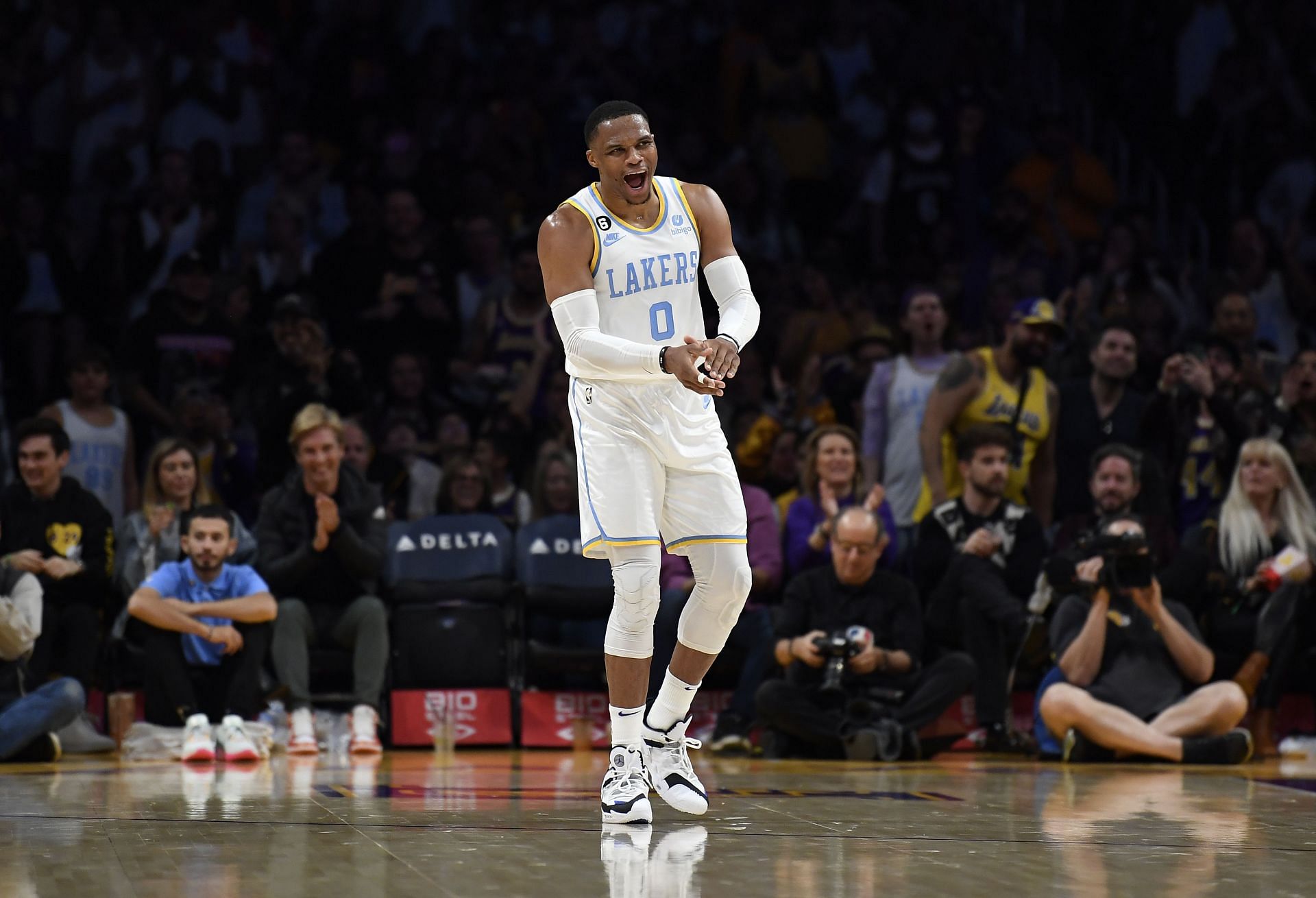 Russell Westbrook was moved to the bench.