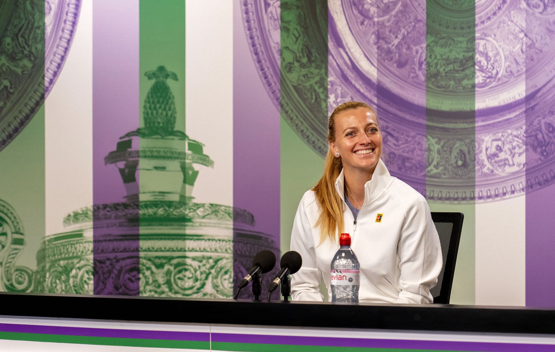 Petra Kvitova ahead of the 2021 Wimbledon Championshops.