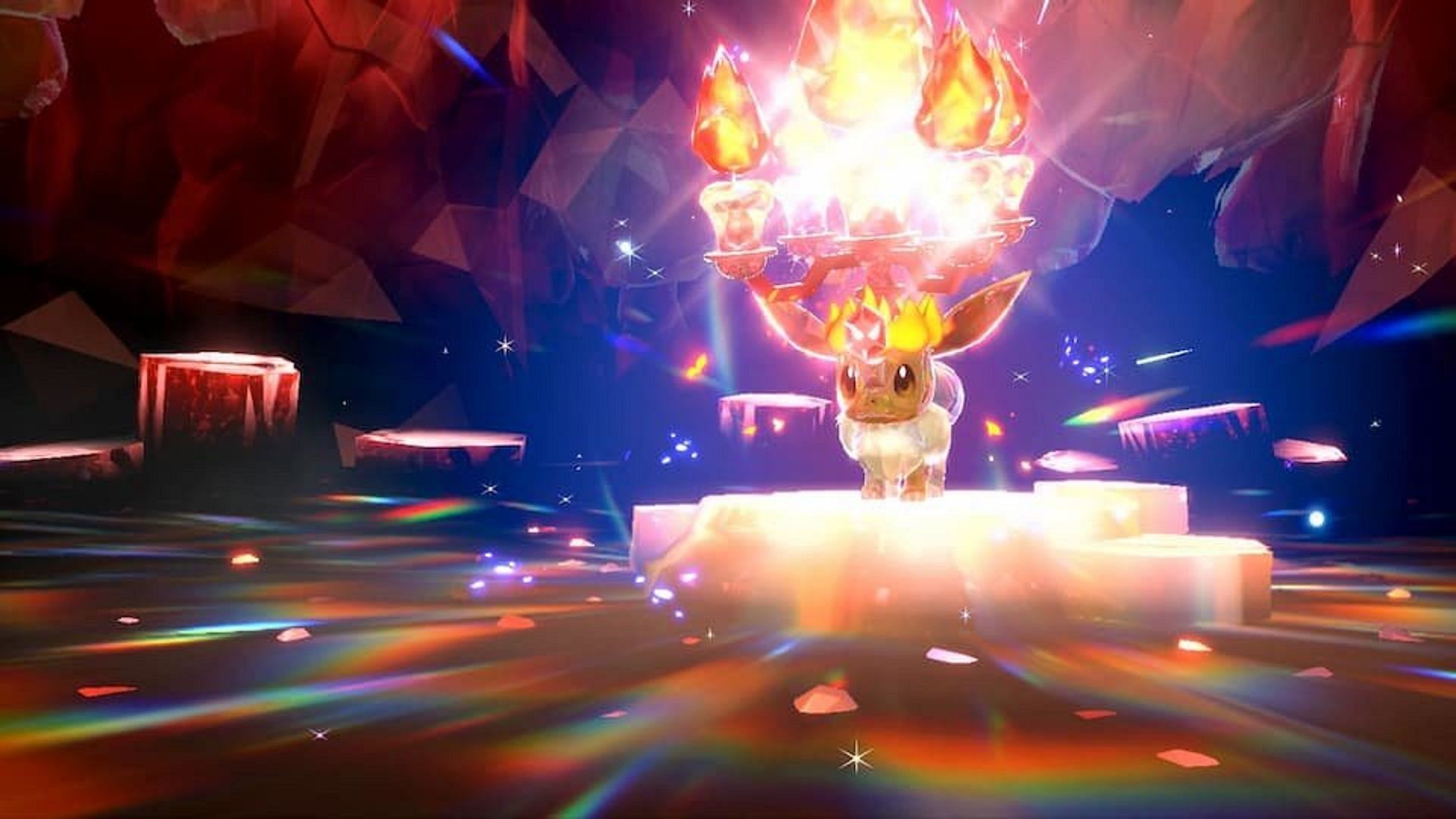 Eevee appears to be the first Tera Raid Boss in Pokemon Scarlet and Violet