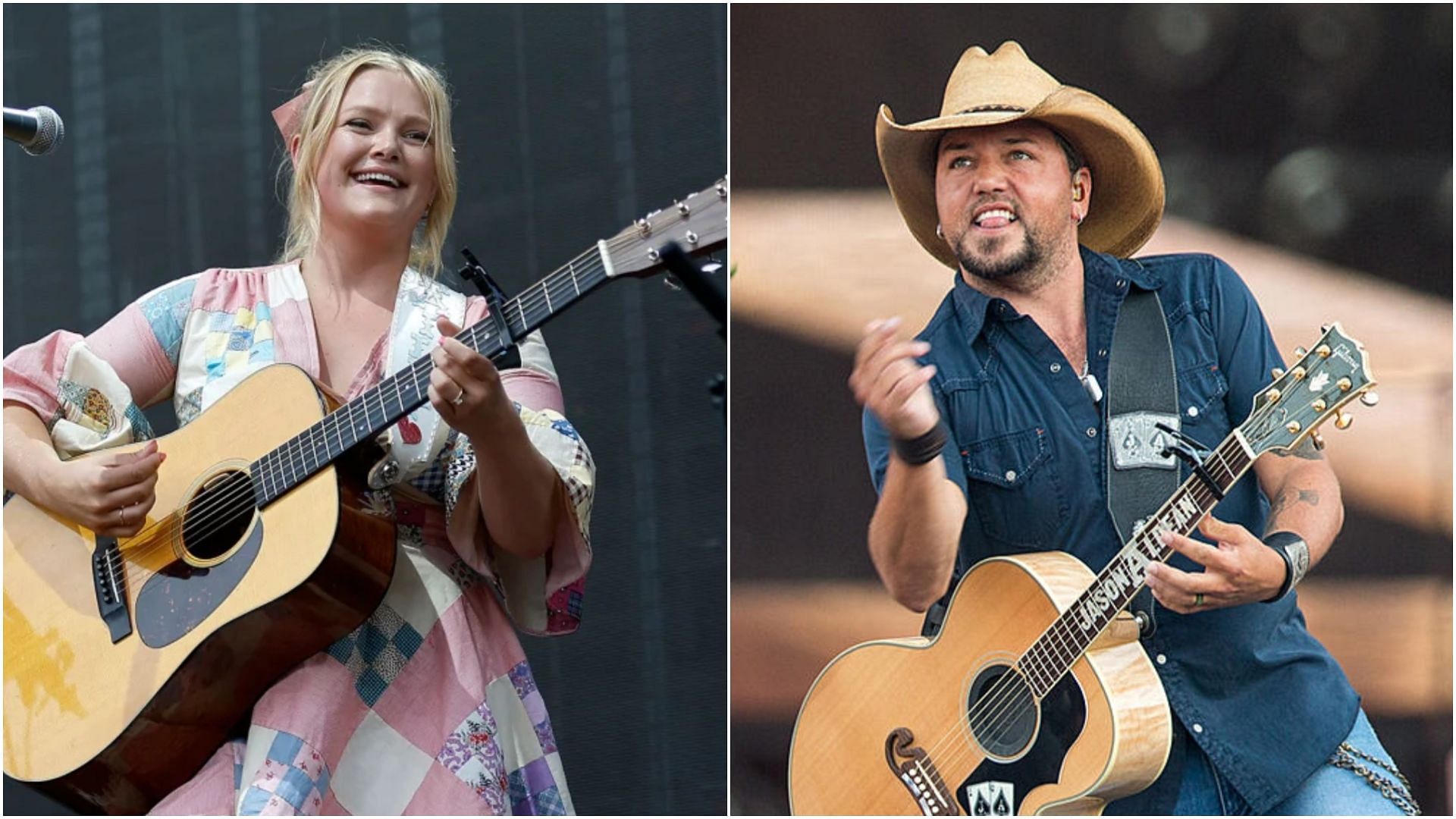 Hason Aldean and Hailey Whitters are among the performers at the TidalWave Music festival. (Images via Getty)