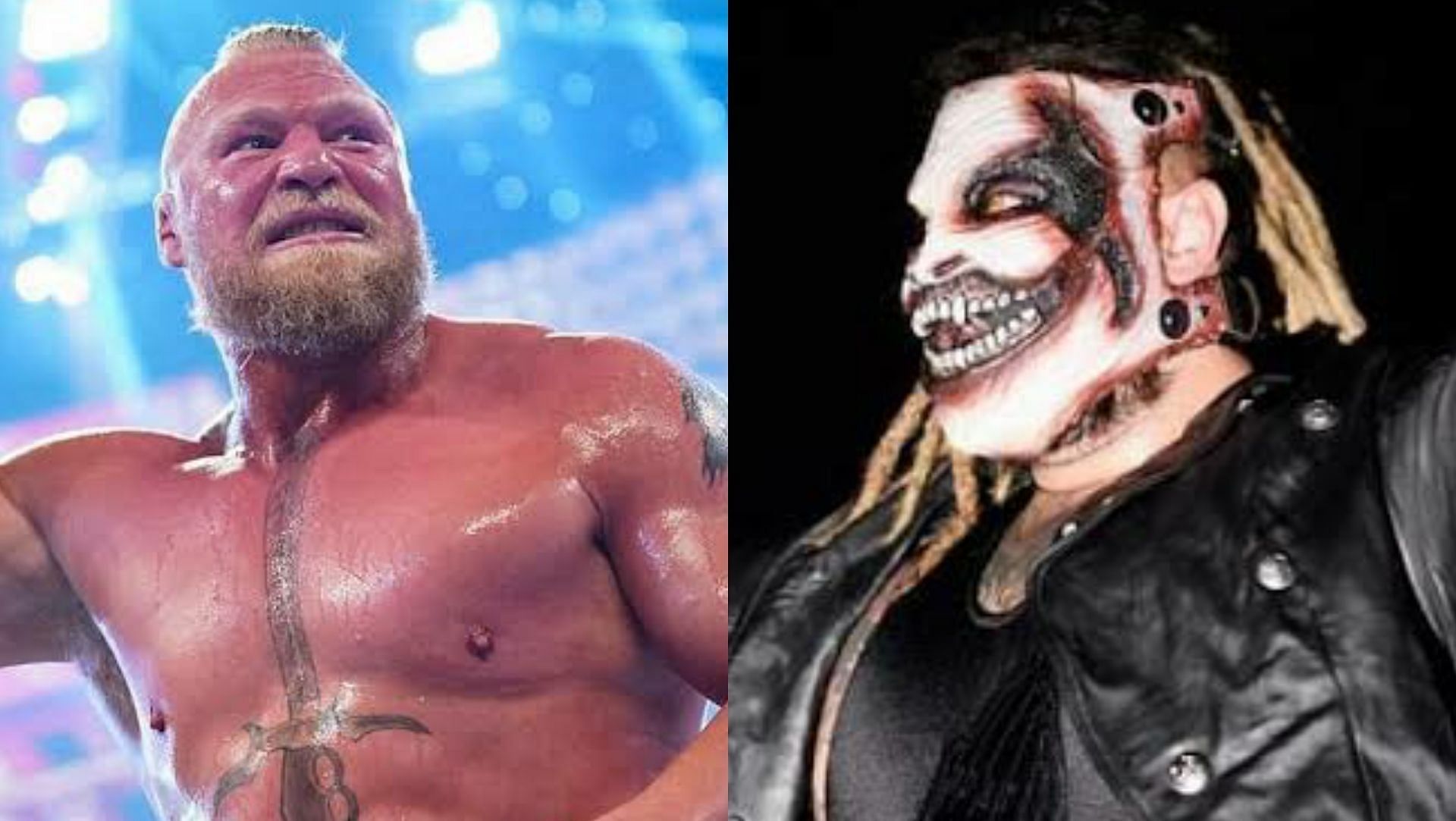 Brock Lesnar(Left); Bray Wyatt(Right)