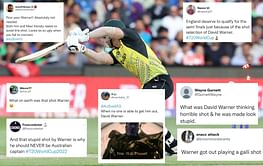 T20 World Cup 2022: "What a brainfade" - Fans bemused as David Warner is dismissed while attempting to bat right-handed in crucial tie vs Afghanistan