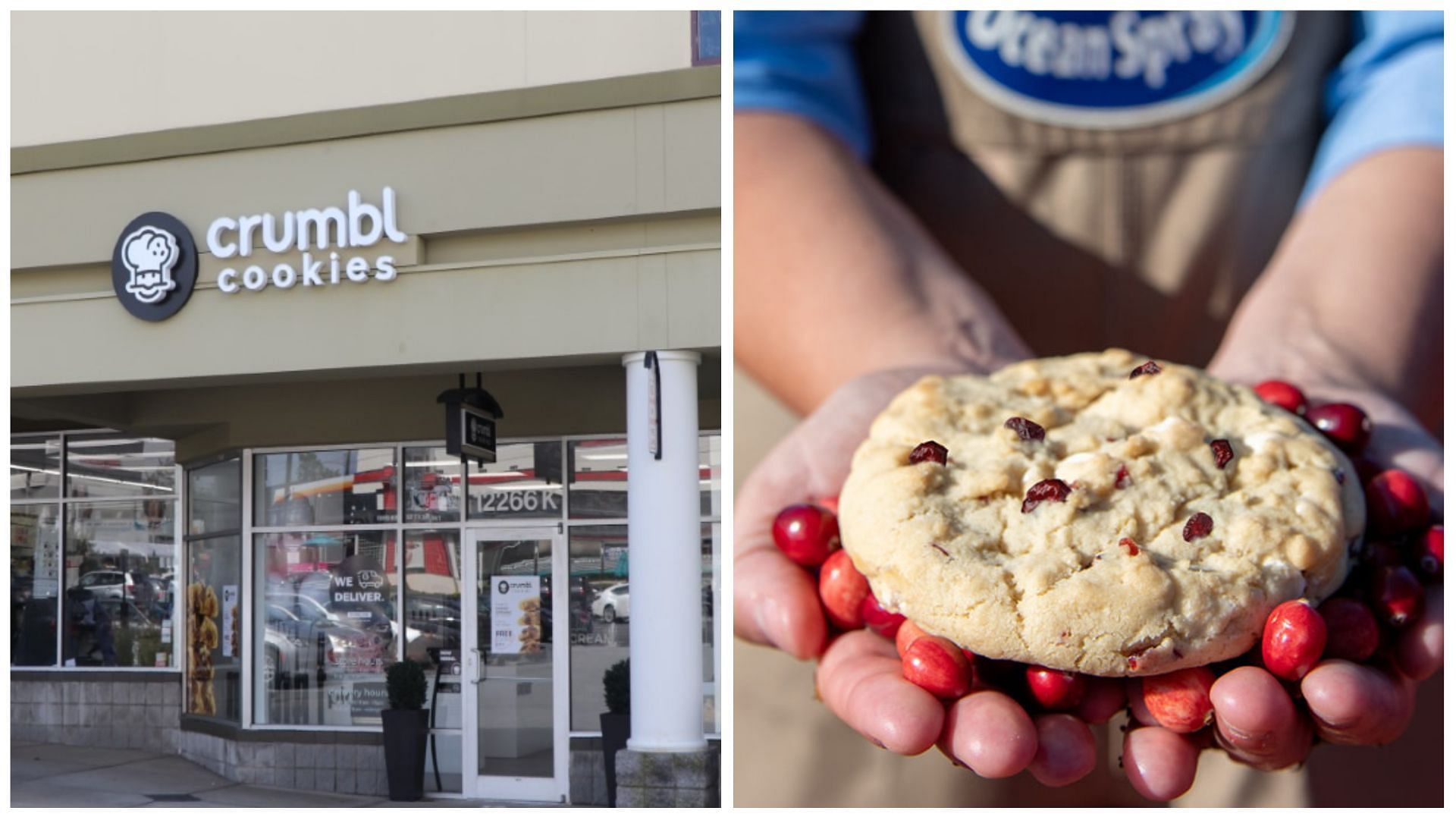 The All-New Cranberry White Chip from Crumbl Cookies! (Image via Crumbl Cookies)