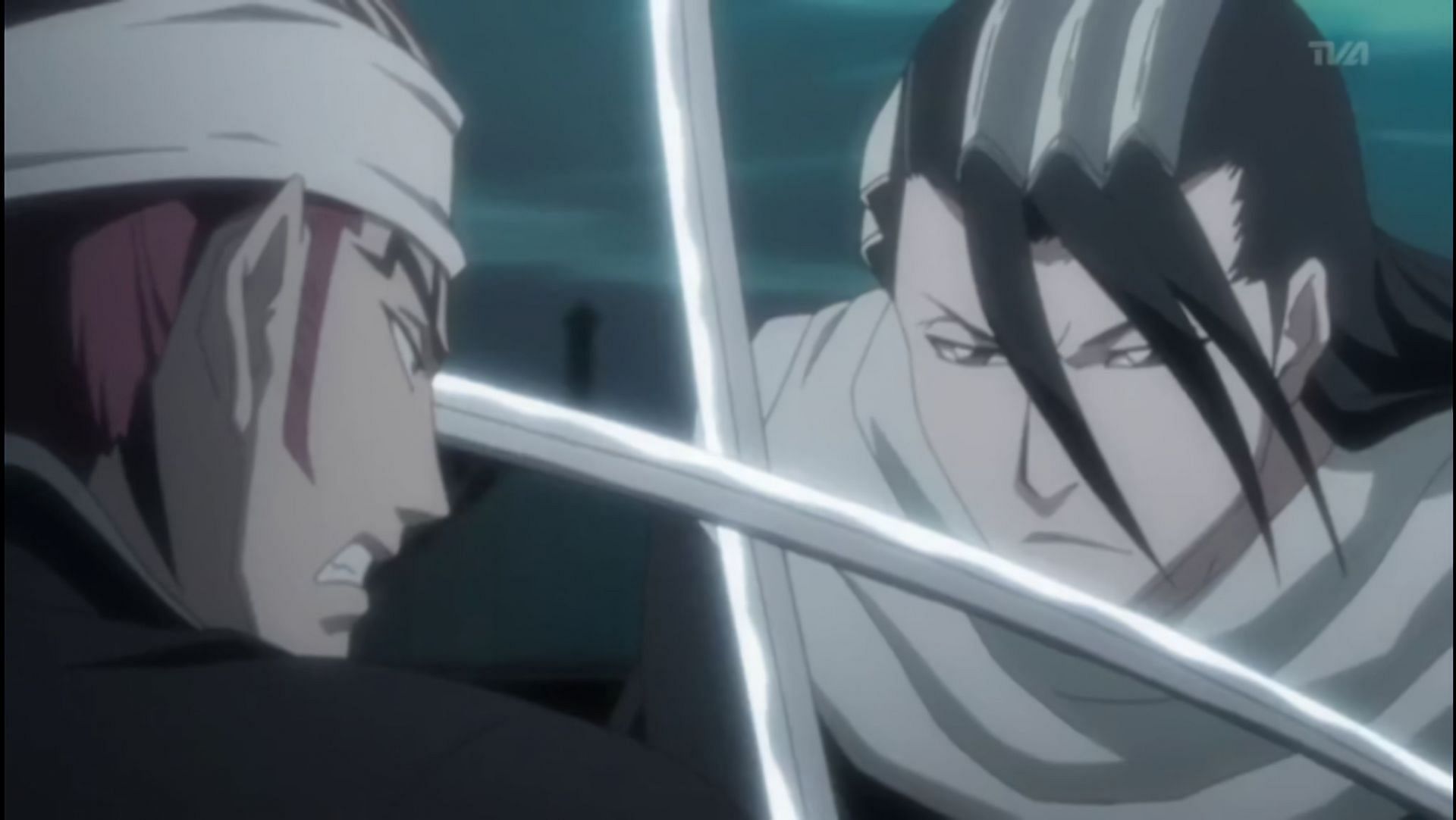 Byakuya Vs Renji Abarai (image via Studio Pierrot)