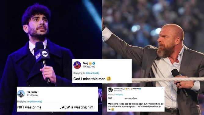 "AEW is wasting him" - Twitterati want former WWE NXT Champion to jump ship and re-unite with Triple H after being misused by Tony Khan