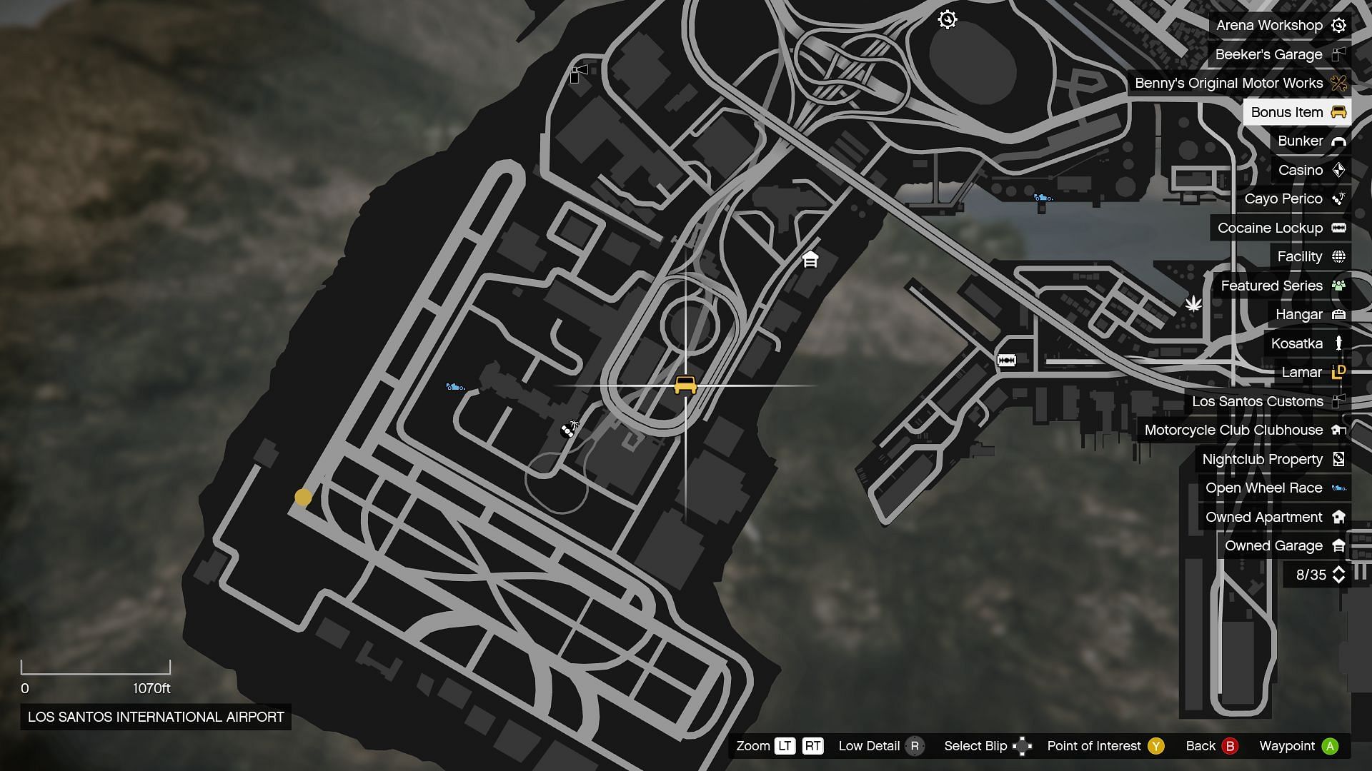 This is where the free vehicle is (Image via Rockstar Games)