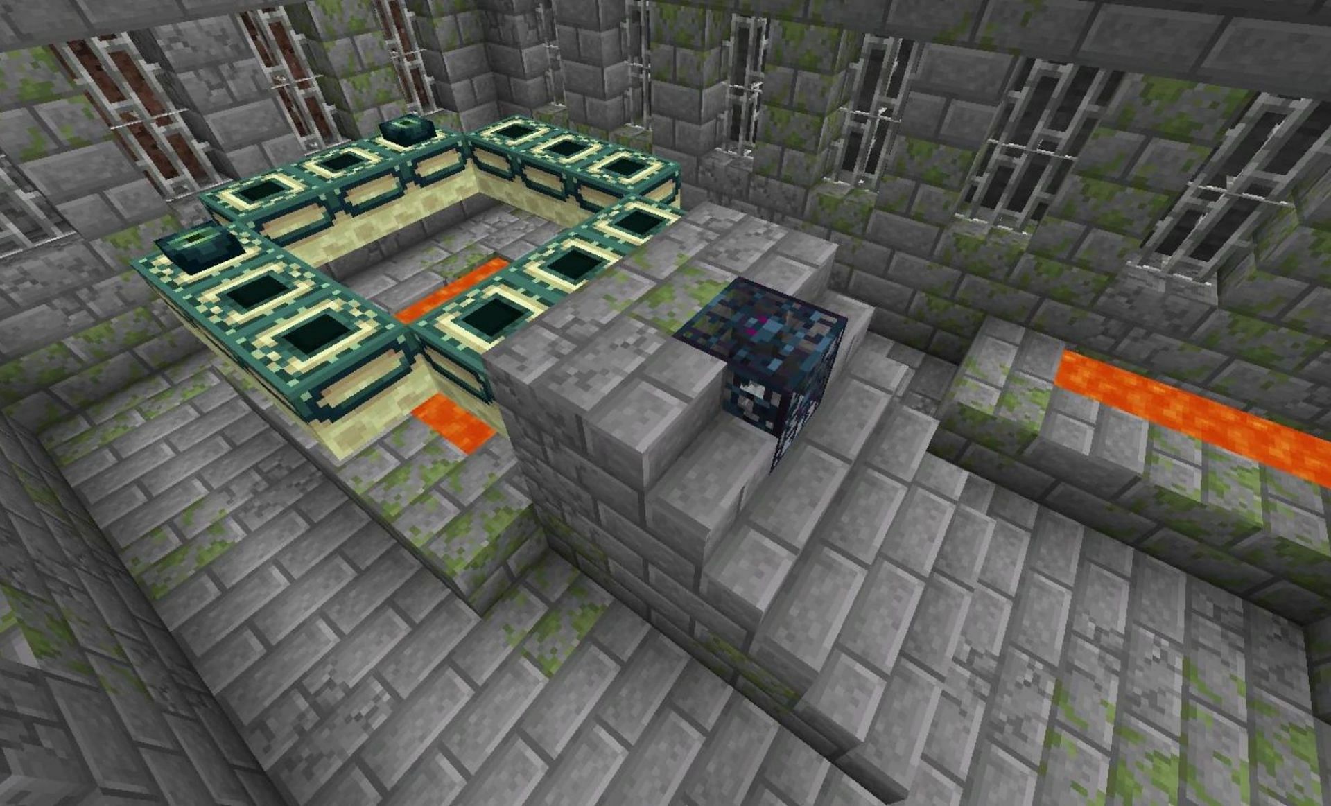 Strongholds have the End portal (Image via Minecraft Wiki)