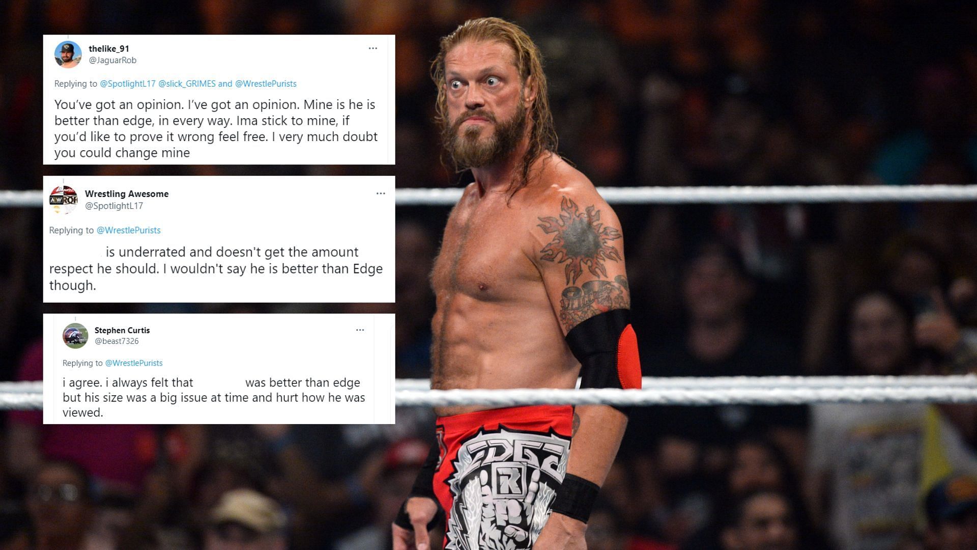 Some fans stated that this AEW star was better than WWE Hall of Famer Edge.