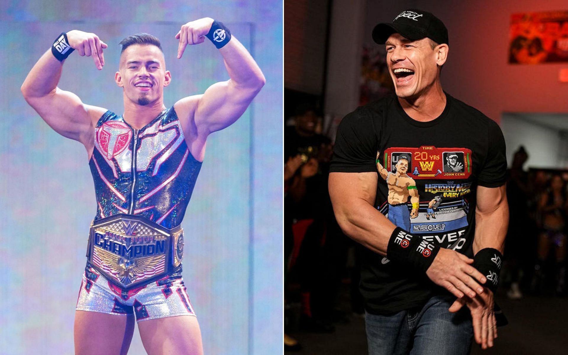 Austin Theory and John Cena are former United States Champion!