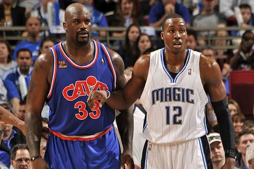 Shaquille O'Neal and Dwight Howard