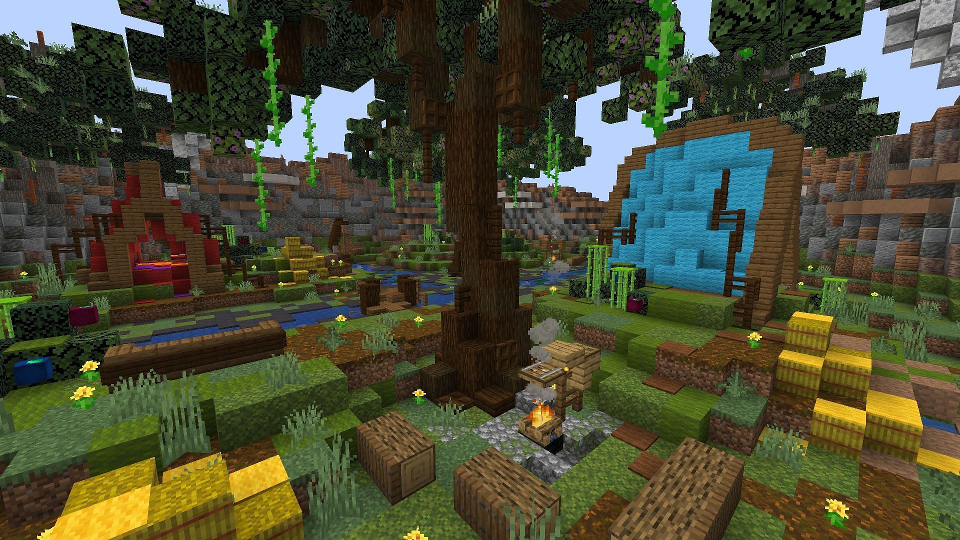 This is a unique hide and seek map where one player hides a particular block and the other players have to find it (Image via MinecraftMaps)