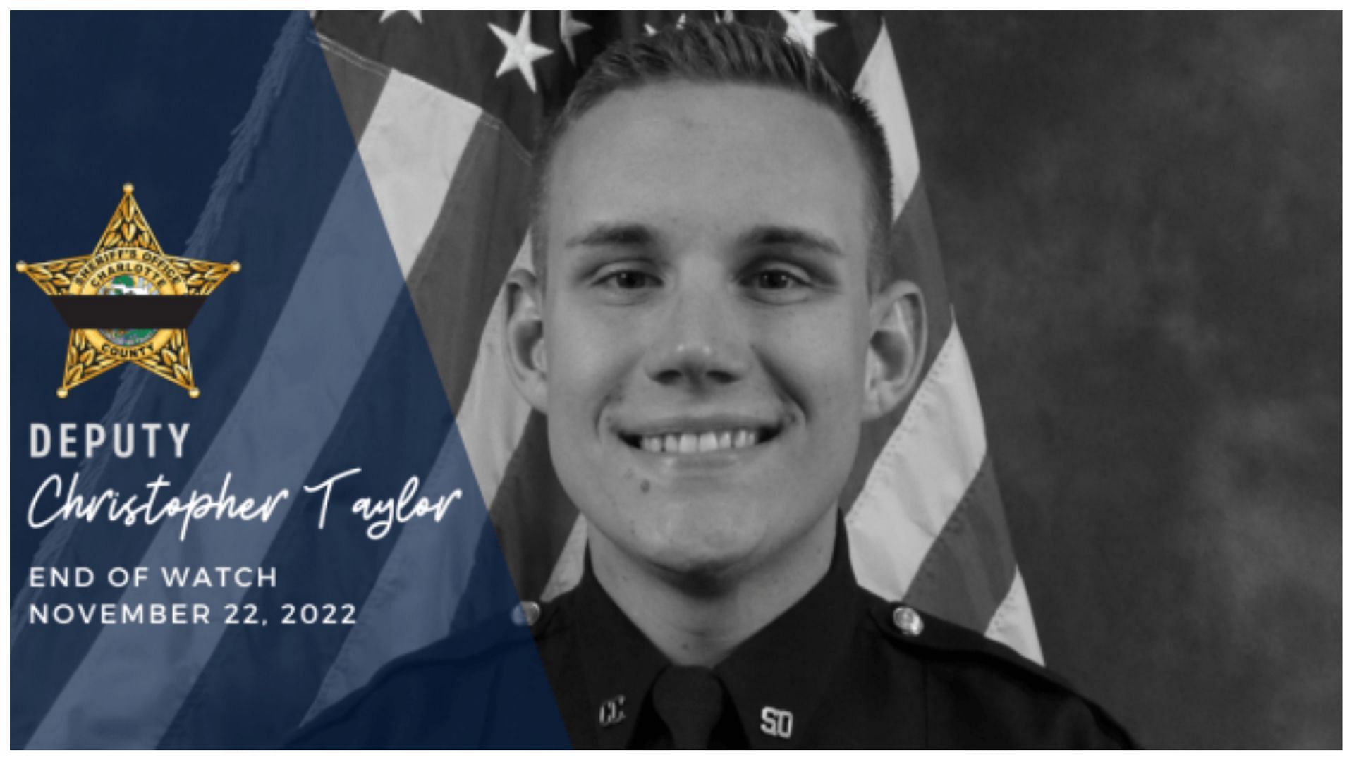 Deputy Taylor succumbed to his injuries after the fatal crash, (image via @CCSOFLSheriff/Twitter)
