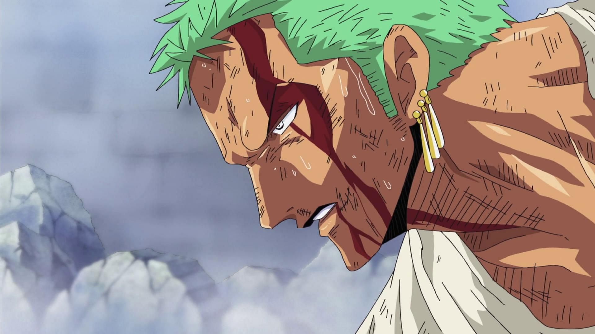 No one is a better right-hand man than Zoro, who selflessly put his life on the line to protect Luffy (Image via Toei Animation, One Piece)