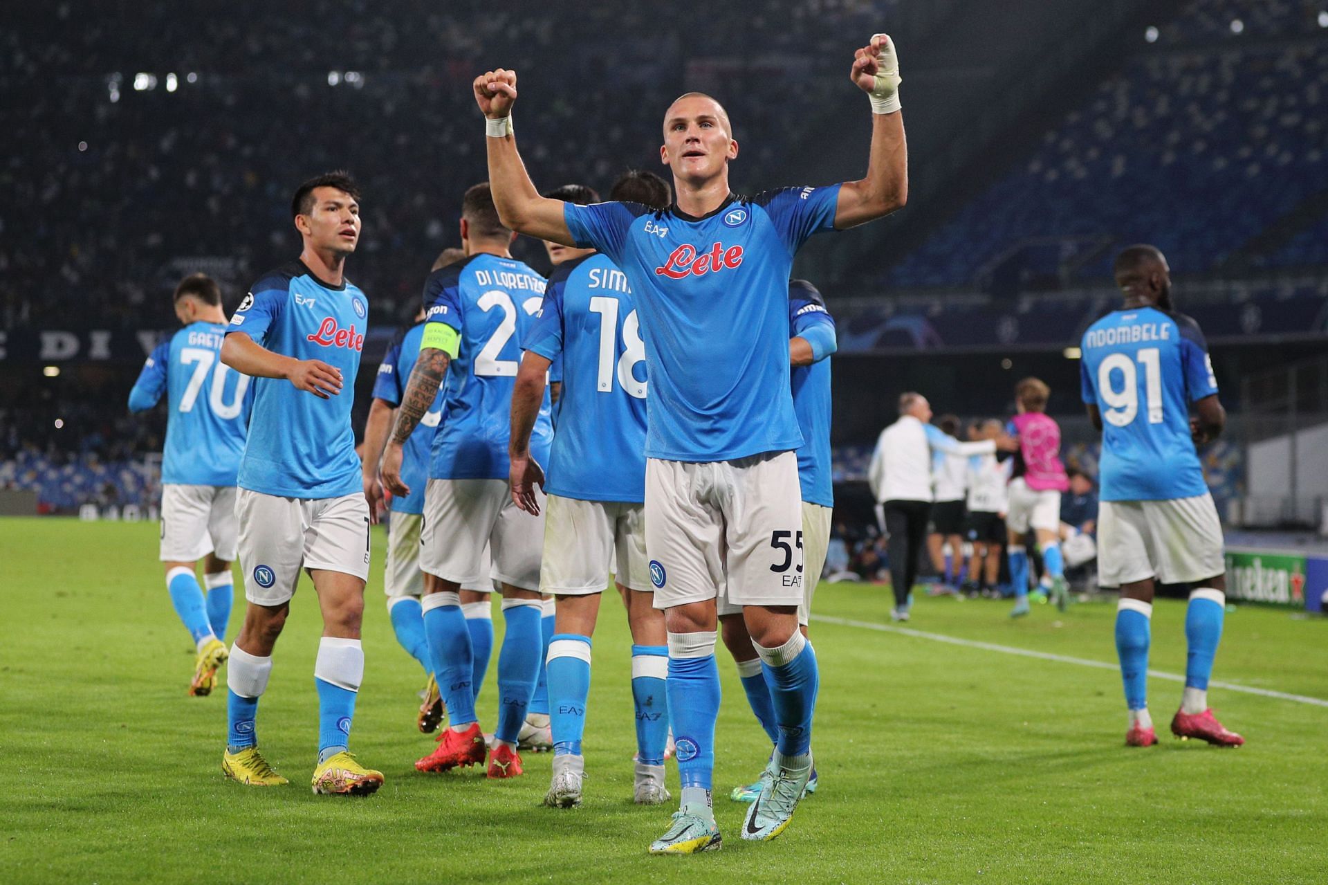 SSC Napoli v Rangers FC: Group A - UEFA Champions League