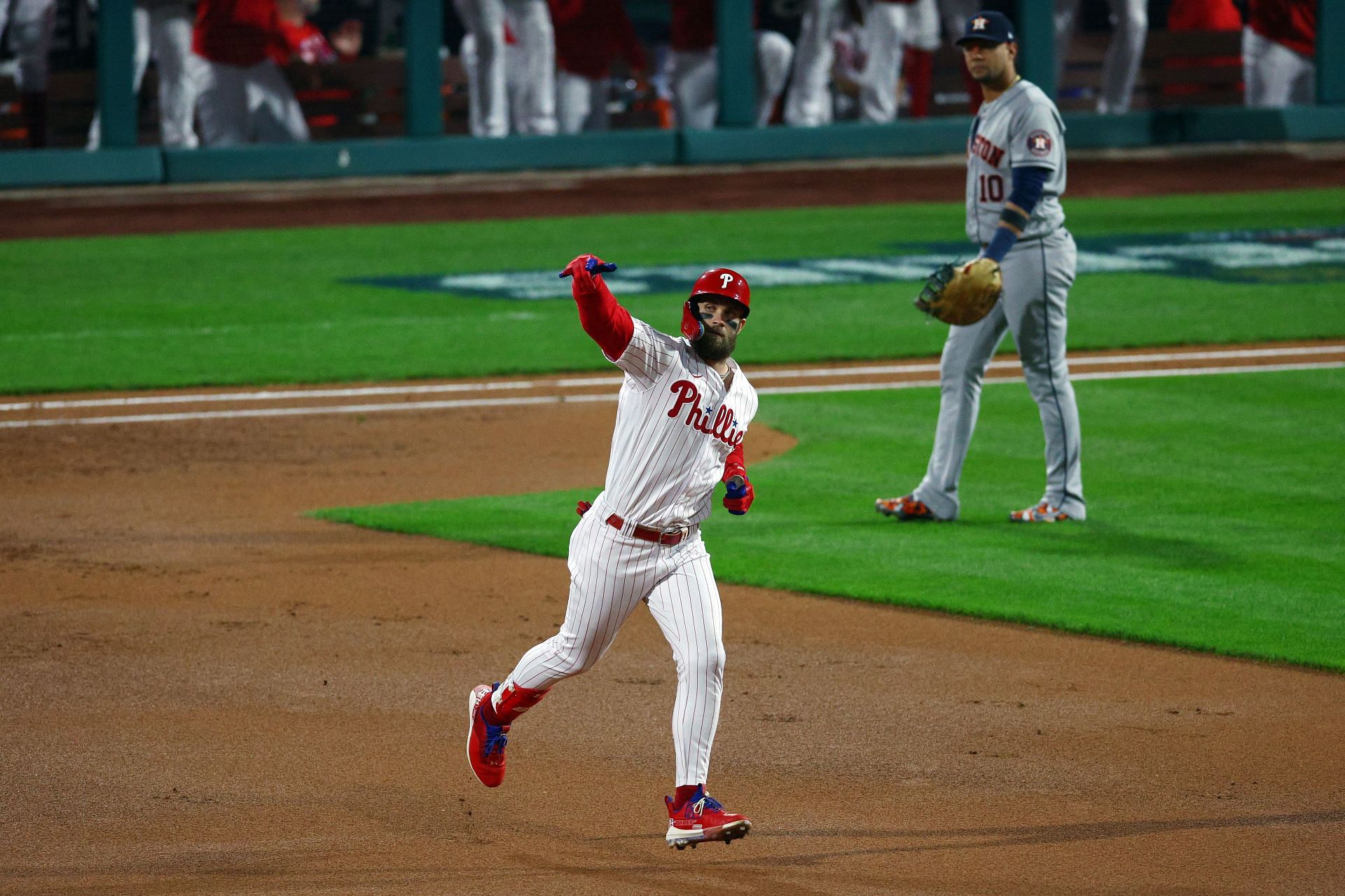 MLB on X: It wouldn't be a #WorldSeries game in Philly without Green Man.   / X