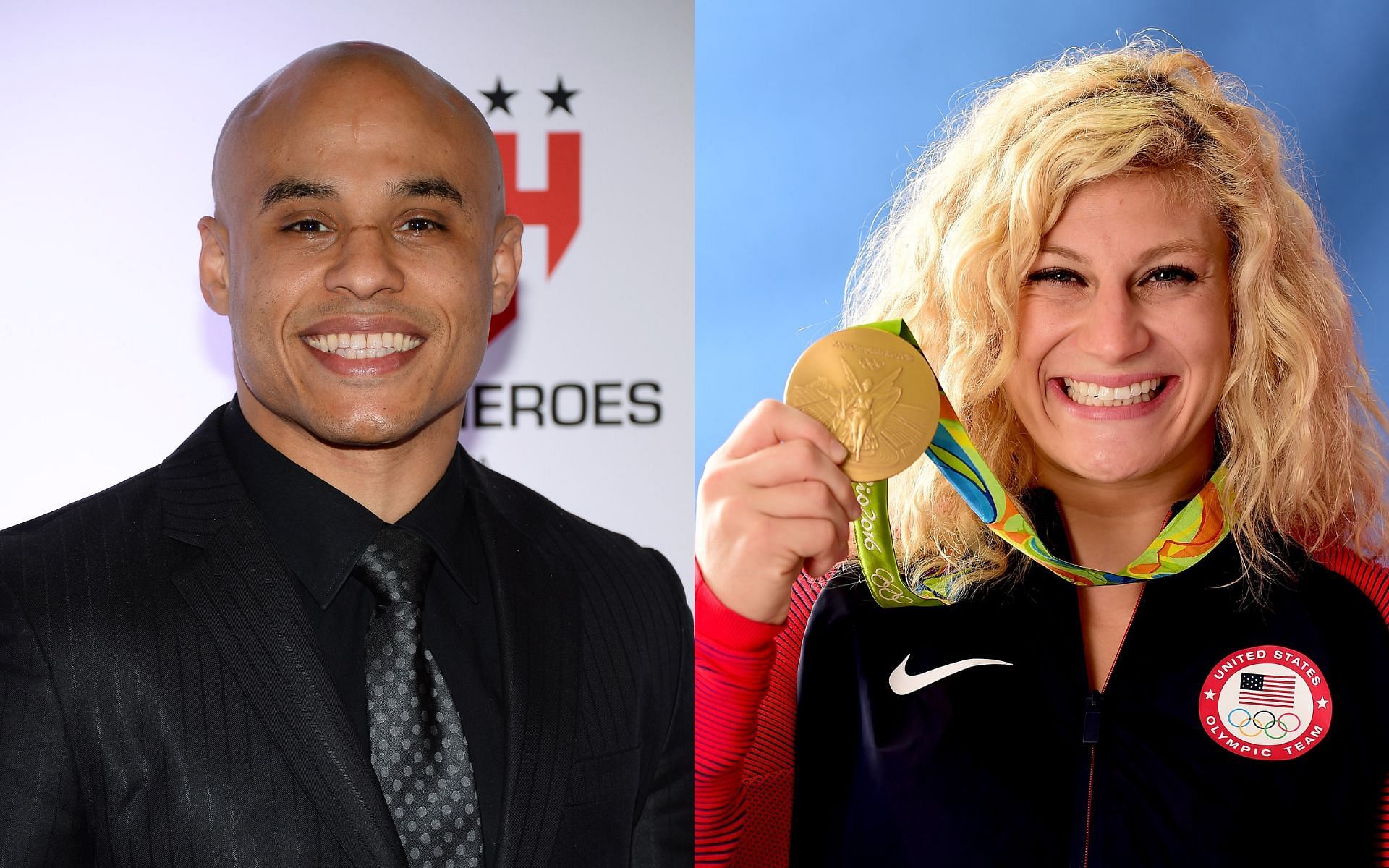 Ali Abdelaziz (left) and Kayla Harrison (right). [via Getty Images]