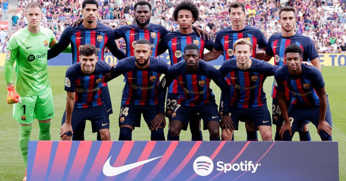 Barcelona are considering changing logo