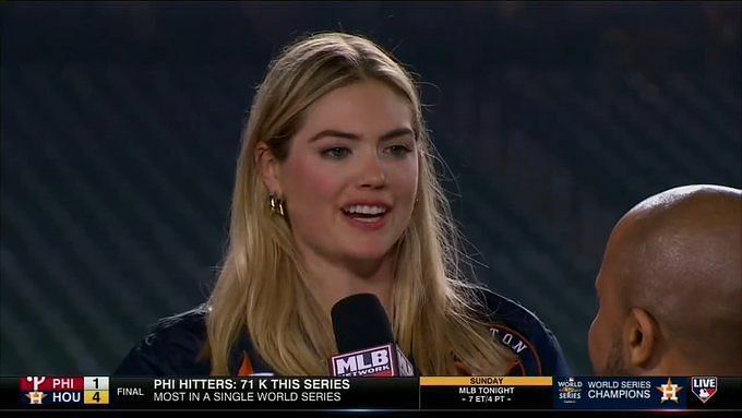 Shay💋 on X: Kate Upton telling her daughter Astros in 6 😊   / X