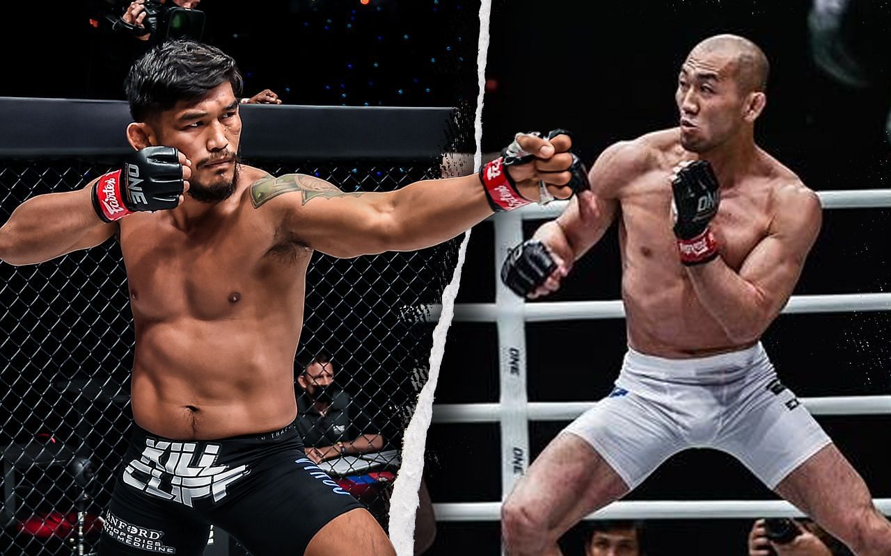 [Photo Credit: ONE Championship] Aung La N Sang, Yushin Okami