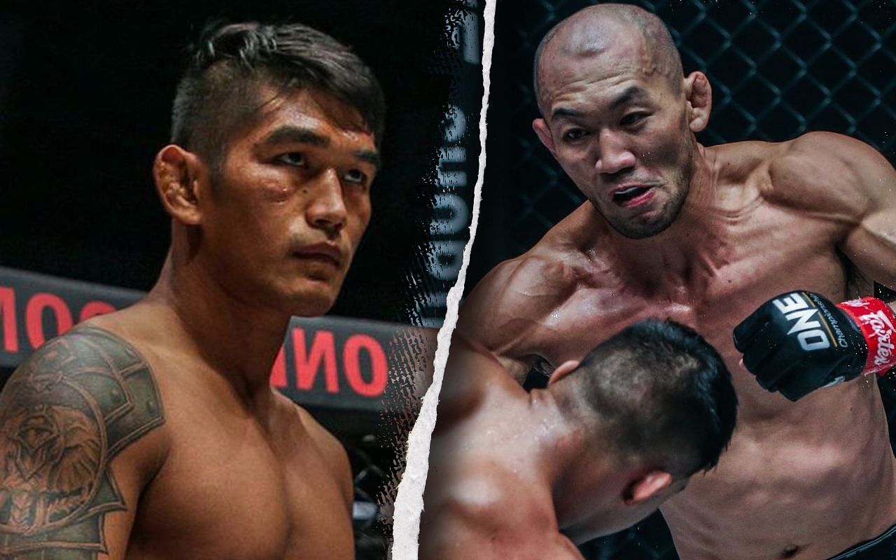 (left) Aung La N Sang and (right) Yushin Okami [Credit: ONE Championship]