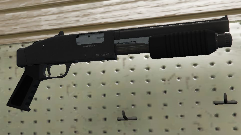 SawedOff Shotgun In GTA 5