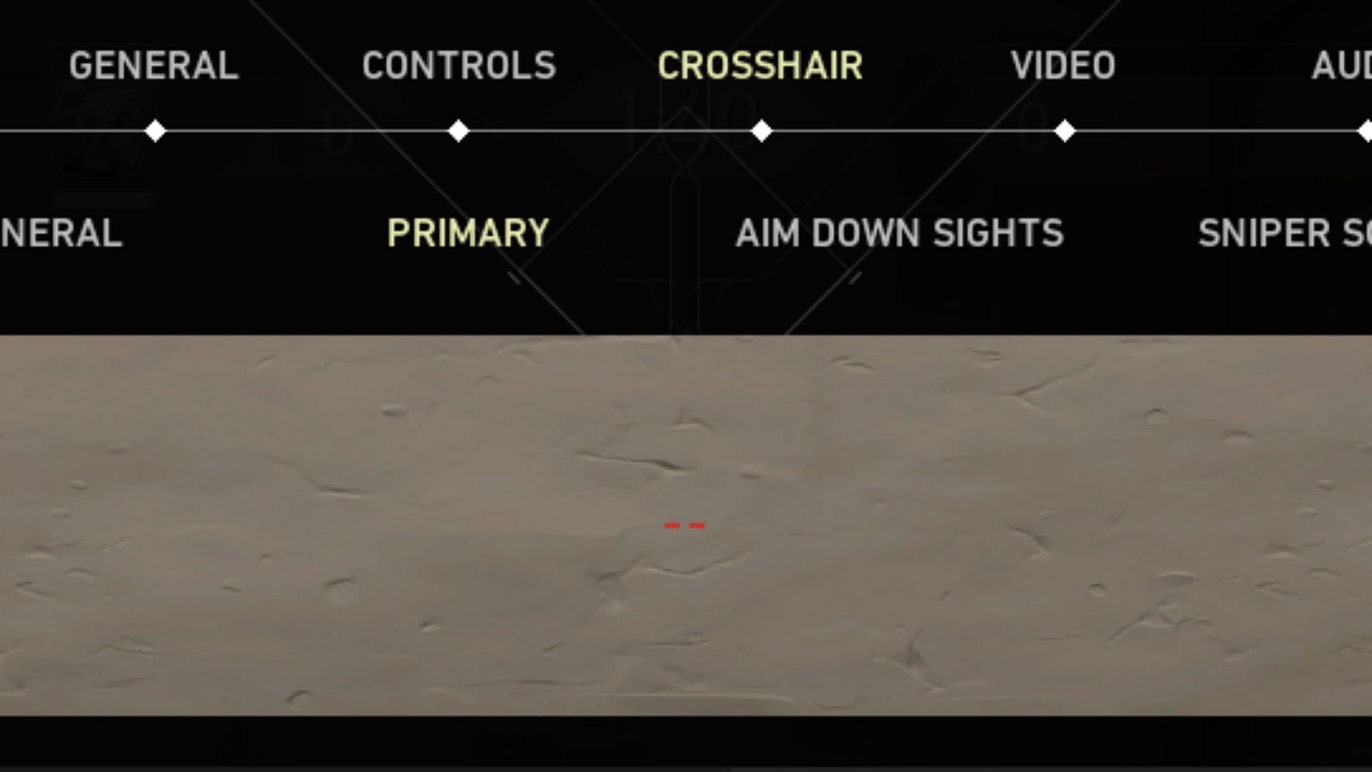 Why have a dot when two lines are an option (Image via Valorant Crosshair Database)