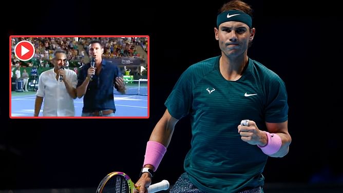 Watch: Rafael Nadal gets rousing reception in Argentina during exhibition tour with Casper Ruud