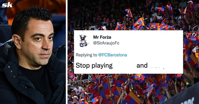 "I try to support Xavi, but he makes it so hard for me" - Barcelona fans lose their minds as 2 out-of-form stars start La Liga clash against Osasuna