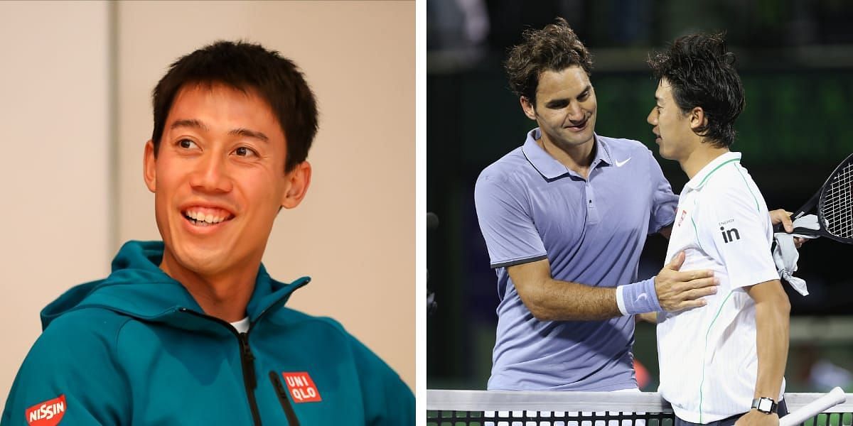 Kei Nishikori got overwhelmed by Roger Federer