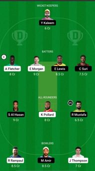 NYS vs BT Dream11 Prediction Team, Match 1, Grand League