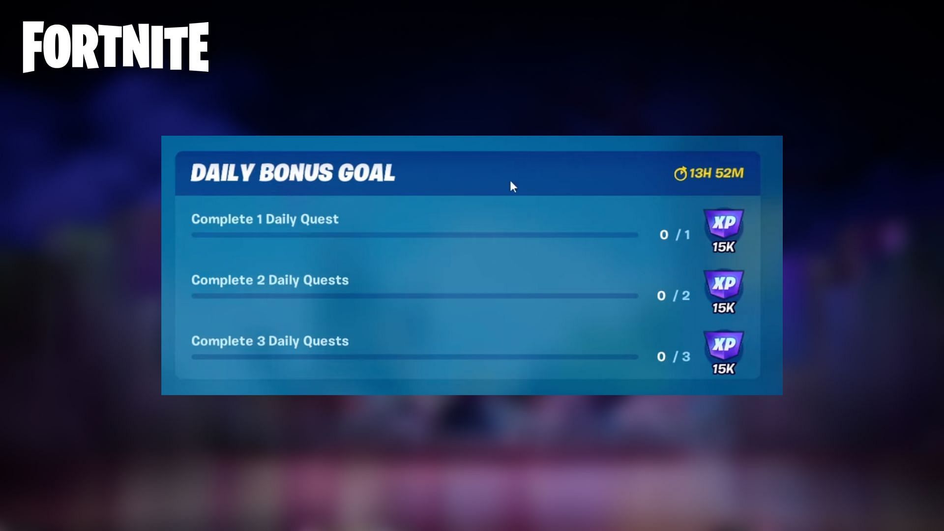 Daily Bonus Goals in Fortnite (Image via Sportskeeda)