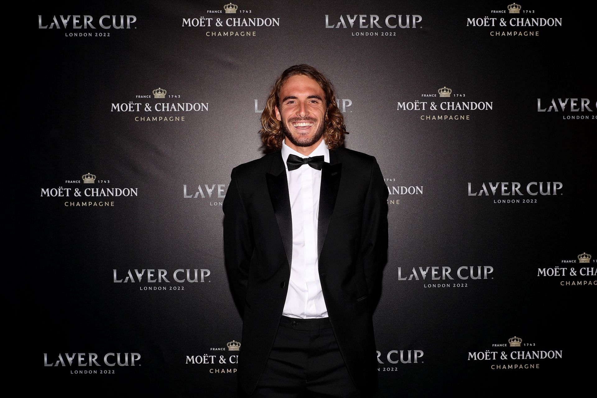 Stefanos Tsitsipas at the 2022 Laver Cup.