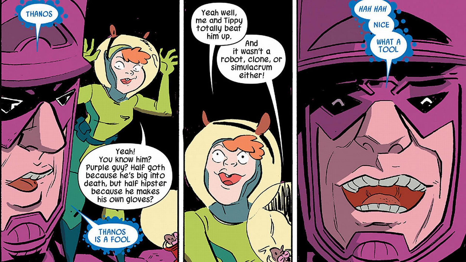 Galactus and Squirrel Girl in The Unbeatable Squirrel Girl (Image via Marvel)