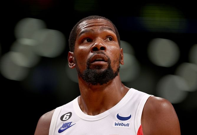 Kevin Durant reserves high praise for 2x Finals MVP, says the league is better when he’s playing: "He's an All-Time great... I would love to see him back soon”