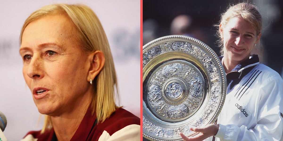 Martina Navratilova accused Steffi Graf of faking a knee injury during the 1996 Wimbledon Championships