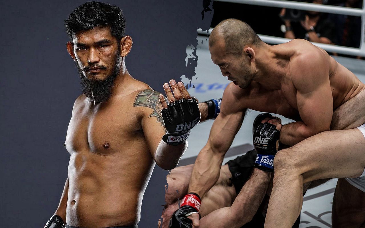 Aung La N Sang (Left) faces Yushin Okami (Right) at ONE 163