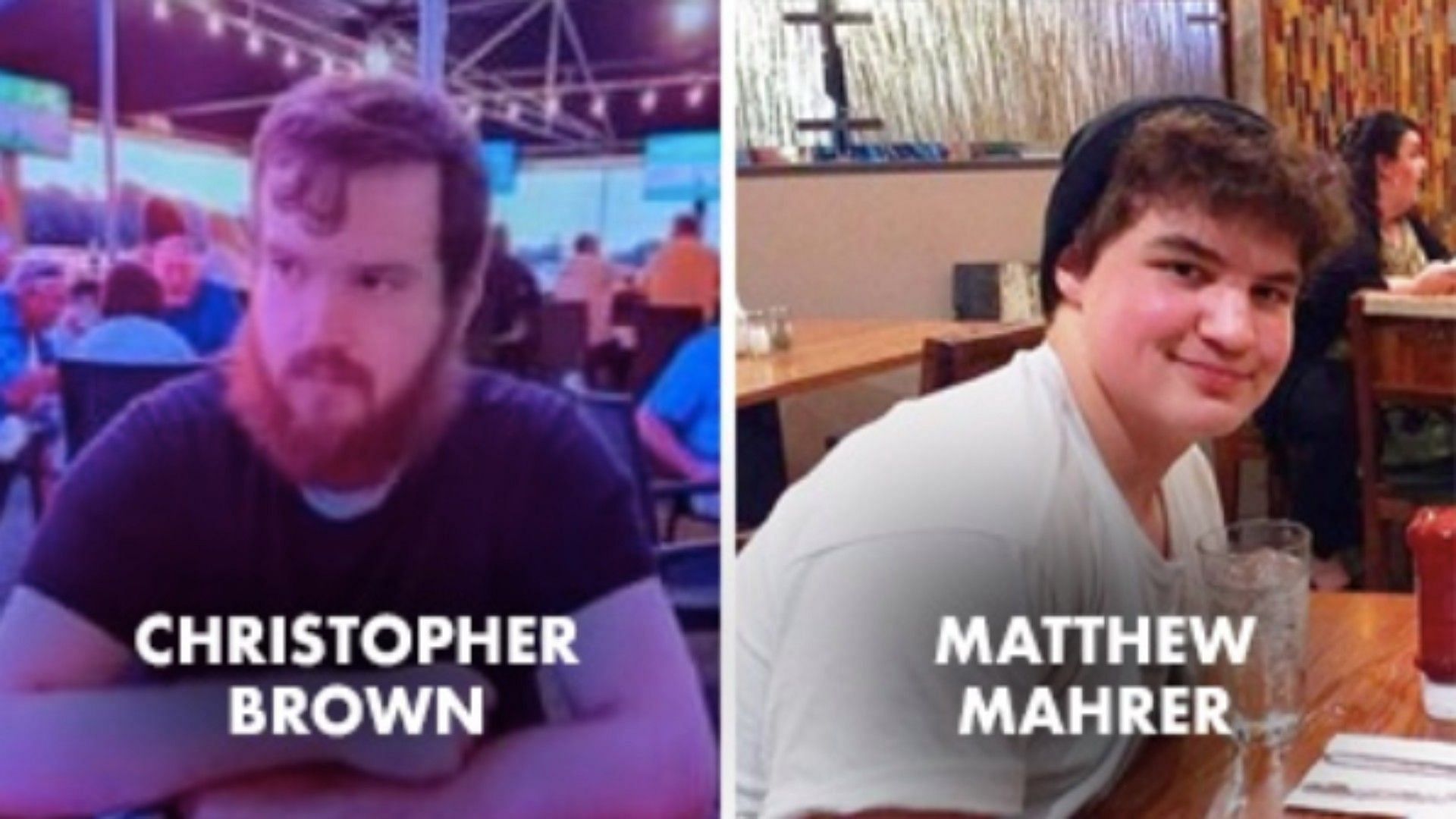 Christopher Brown and Matthew Mahrer (Image via StopAntisemitism/Twitter)