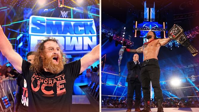 Sami Zayn reacts to surprising praise from former WWE manager about his Bloodline role