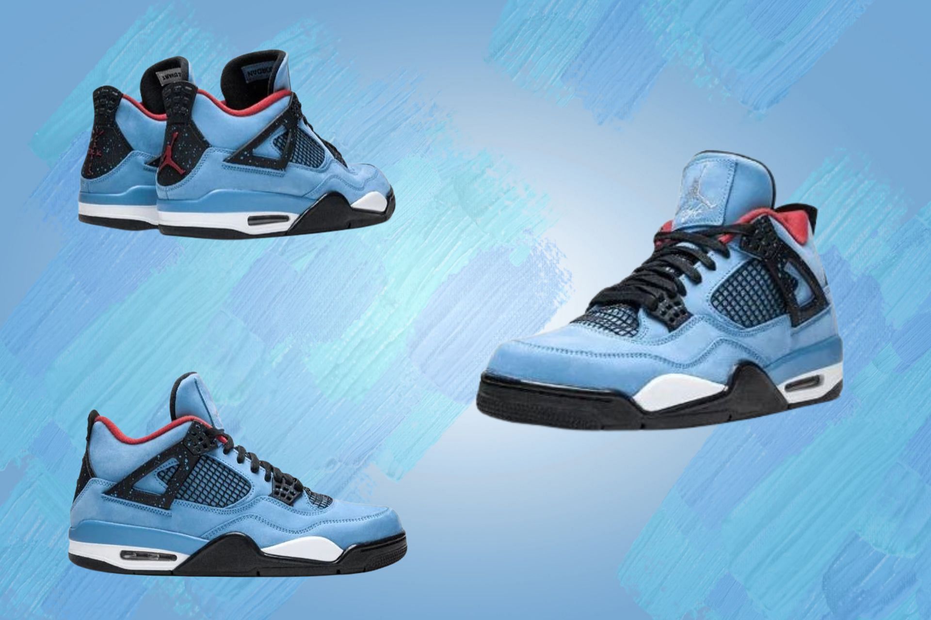 Take a closer look at the Air Jordan 4 shoes (Image via Sportskeeda)