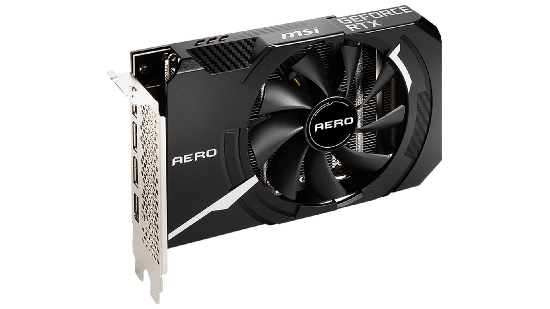 The MSI Geforce RTX 3060 12 GB Aero ITX OC (Image via Newegg)