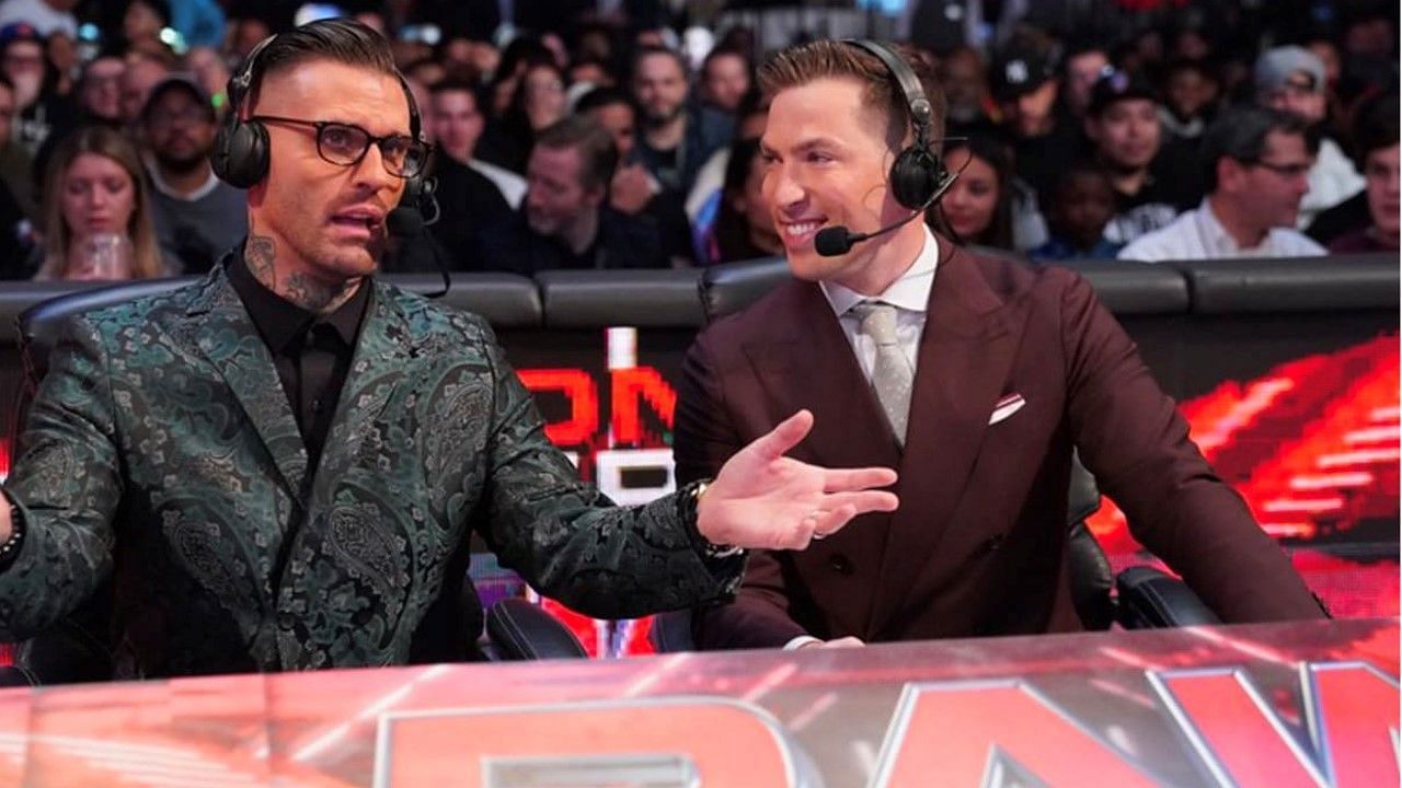 Corey Graves and Kevin Patrick are part of the RAW announce team